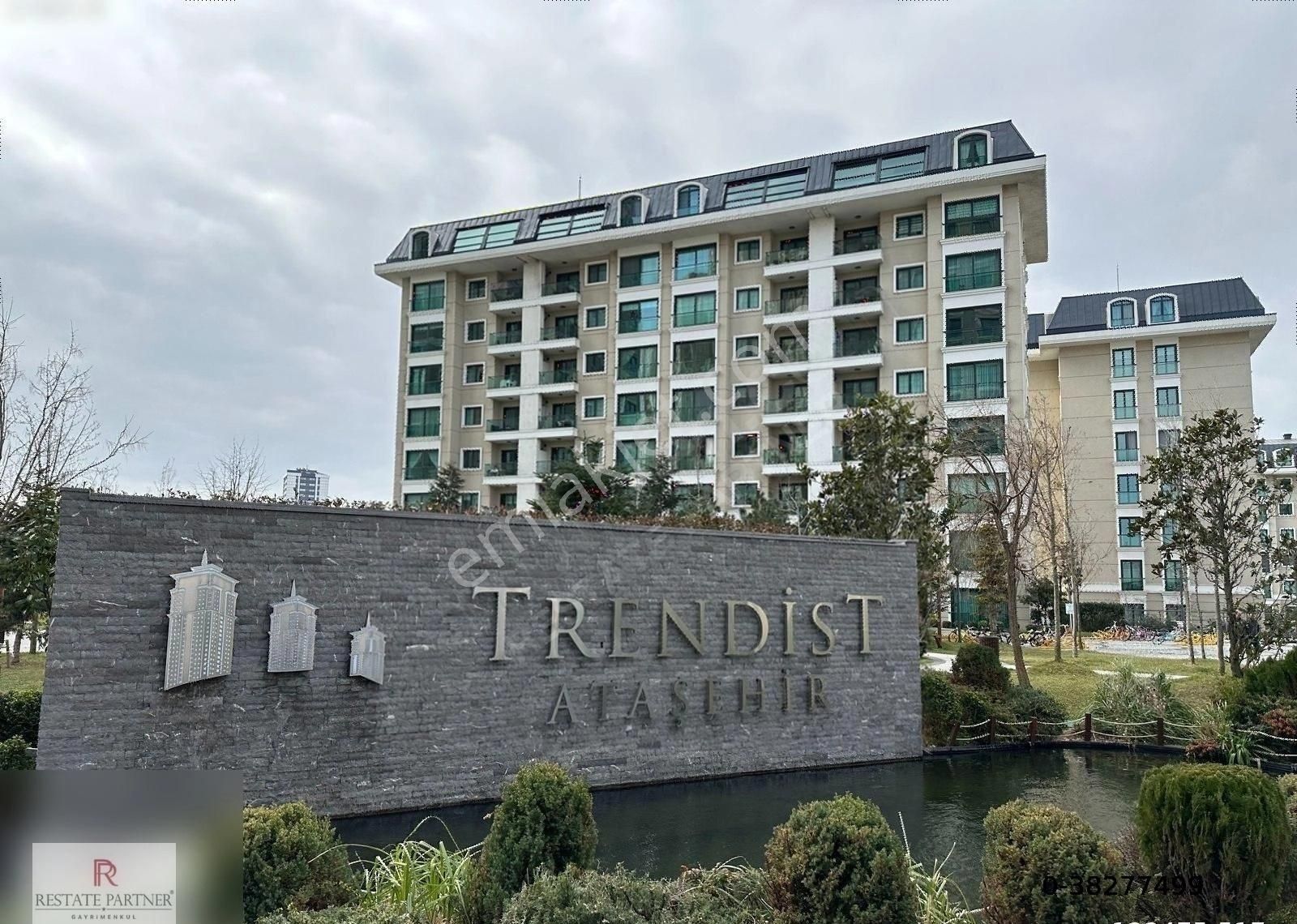 Ataşehir Atatürk Satılık Daire TRENDİST SİTESİ 3+1 HAVUZ CEPHE HEMEN TESLİM SATILIK DAİRE