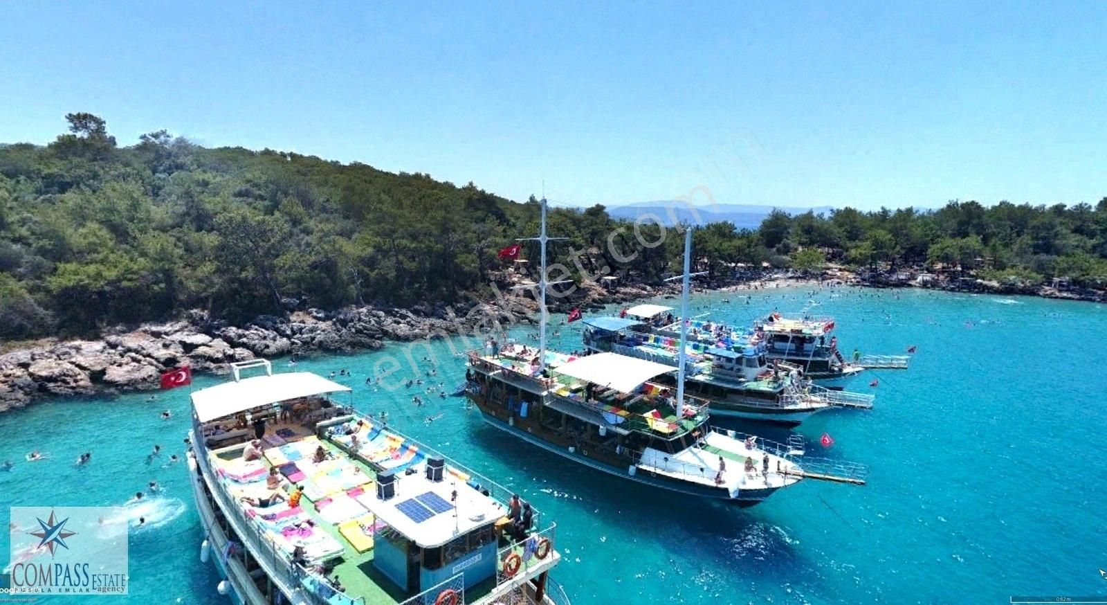 Marmaris Çamlı'da, Satılık Denize Yakın, 10.150 M2 Tarla - Görsel 11