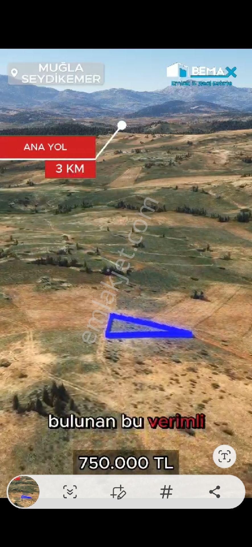 Muğla Seydikemer Yayla Karaculhada Satılık 626m2 Müstakil Arazi - Görsel 9
