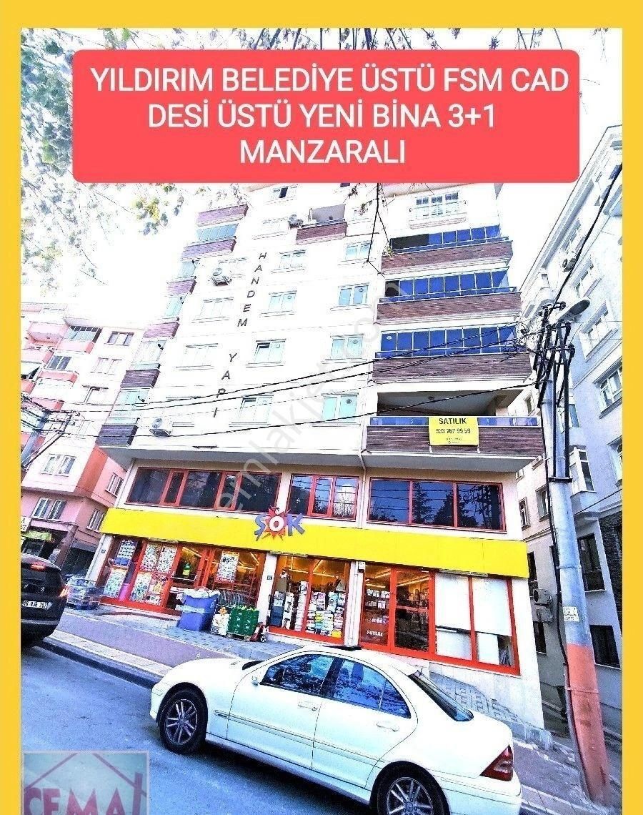 Yıldırım Davutdede Satılık Daire CEMAL EMLAK BURSA YILDIRIIM DAVUTDEDE FSM CAD.ŞOK MARKET ÜSTÜ YENİ BİNA 3+1YILDIRIM BELEDİYE YANIN