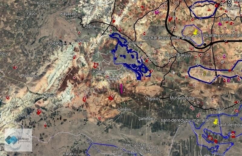 Şahinbey Cevizli Satılık Tarla ENTAP'DAN SATILIK CEVİZLİDE YATIRIMLIK ARAZİ FIRSATI!