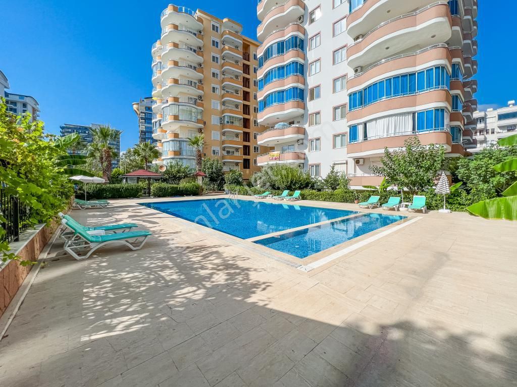 Alanya Mahmutlar Satılık Daire  ALANYA MAHMUTLAR 2+1 125 M2 EŞYALI FULL DENİZ MANZARALI HAVUZLU DAİRE