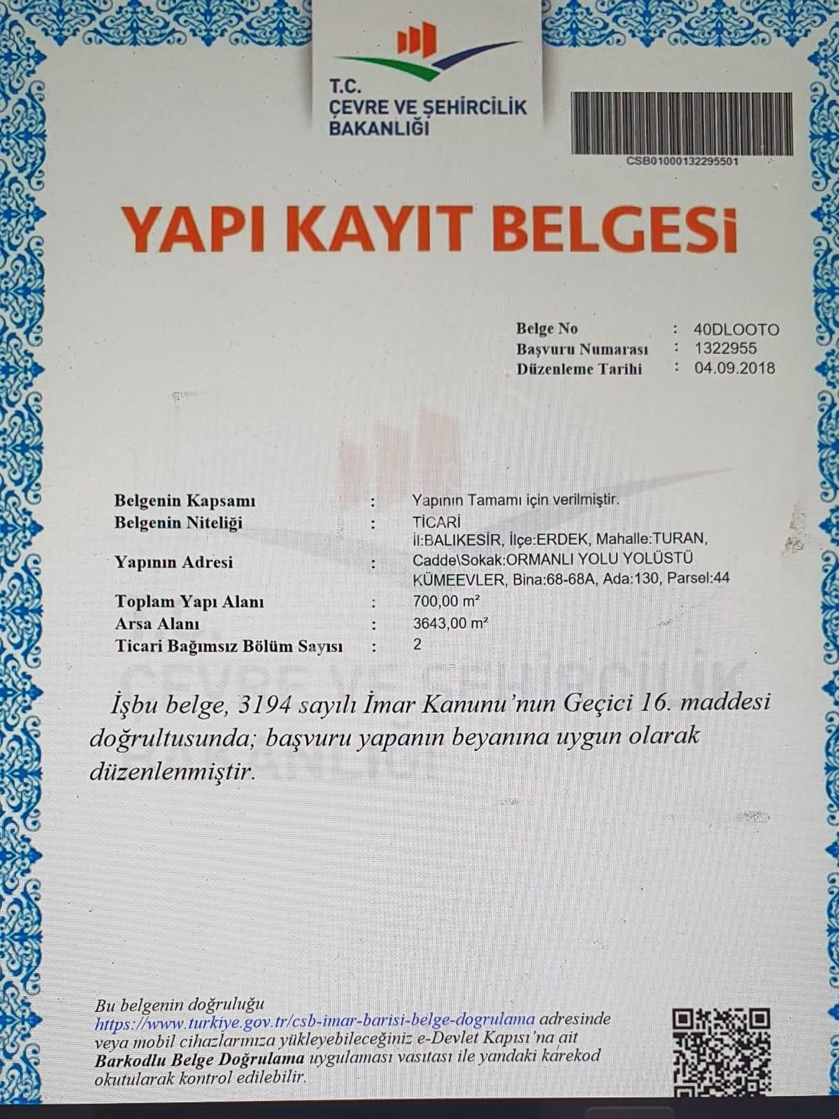 Erdek Turan Köyünde Satılık Çiflik - Görsel 10