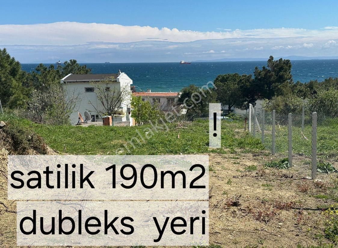 Şarköy Kızılcaterzi Satılık Tarla Kizilcaterzi Mh Kontur Sitesi Yanında 190m2 Dubleks Tapulu Arsa