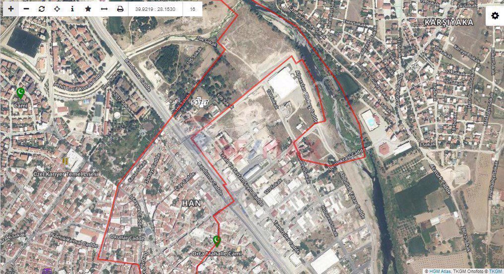 Susurluk Han Satılık Sanayi İmarlı Erdal Turan'dan Susurluk'ta 0.40 Sanayi İmarlı 235 M2 Arsa