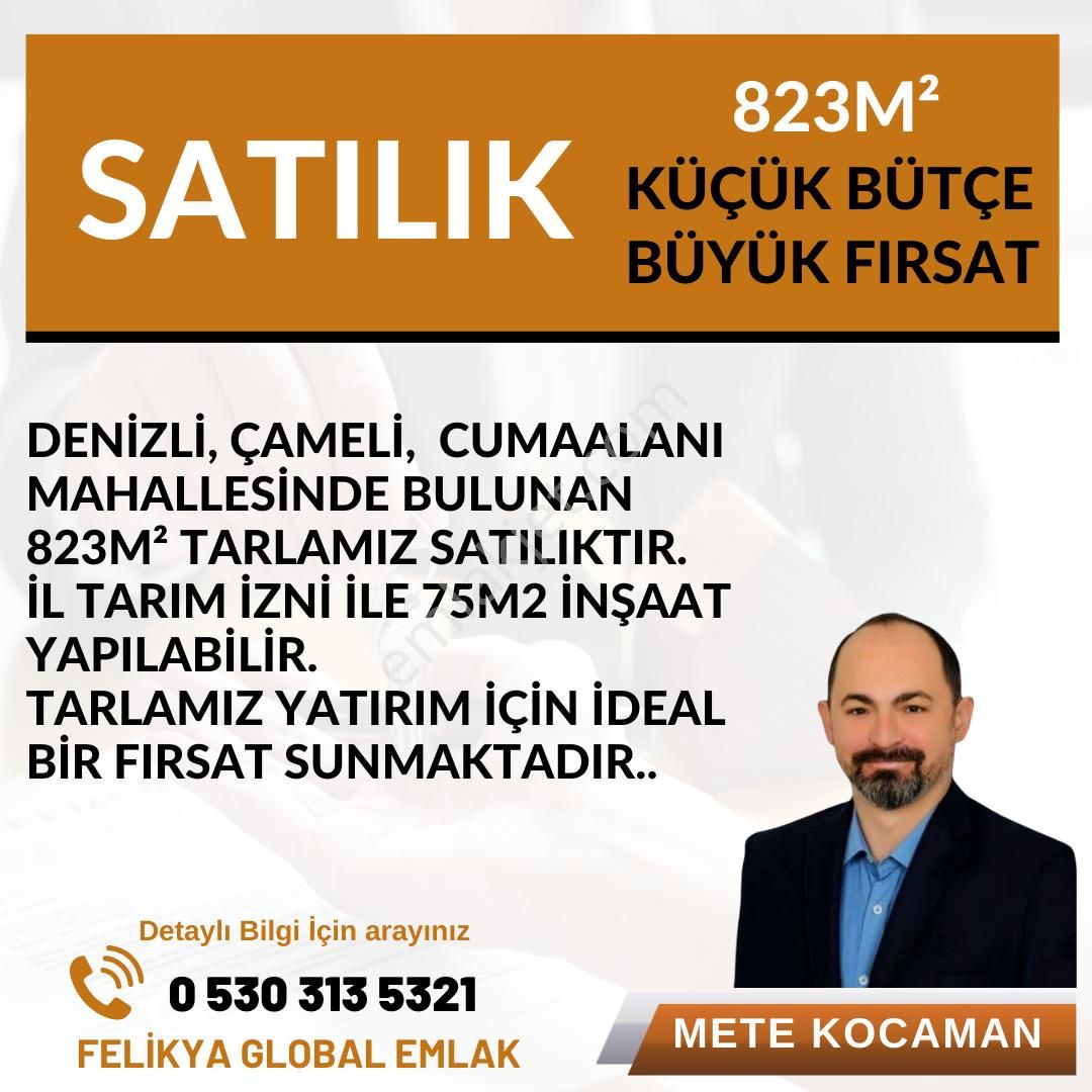 Çameli Cumaalanı Satılık Konut İmarlı  Satılık Tarla Köyiçi İmarlı 