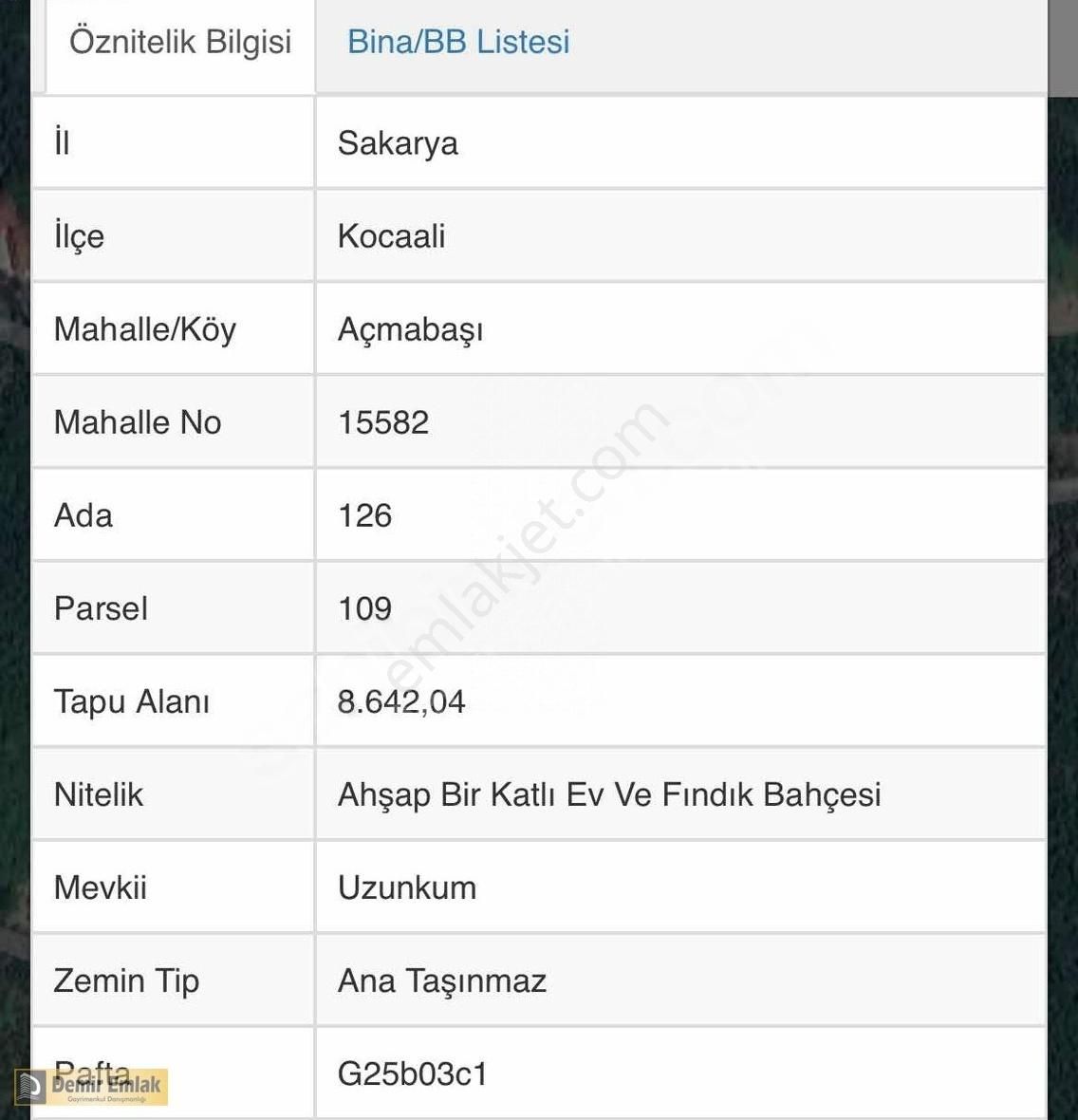 Kocaali Açmabaşı Satılık Tarla Sakarya Kocaali Açmabaşı Mahallesinde 8642m2 Fındık Bahçesi