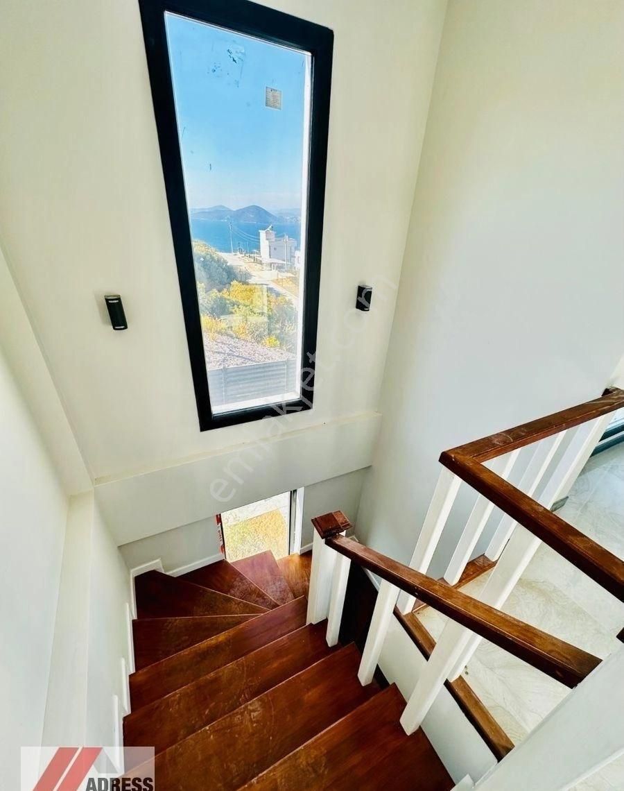 Bodrum Adabükünde Deniz Manzaralı Satılık Villa - Görsel 16