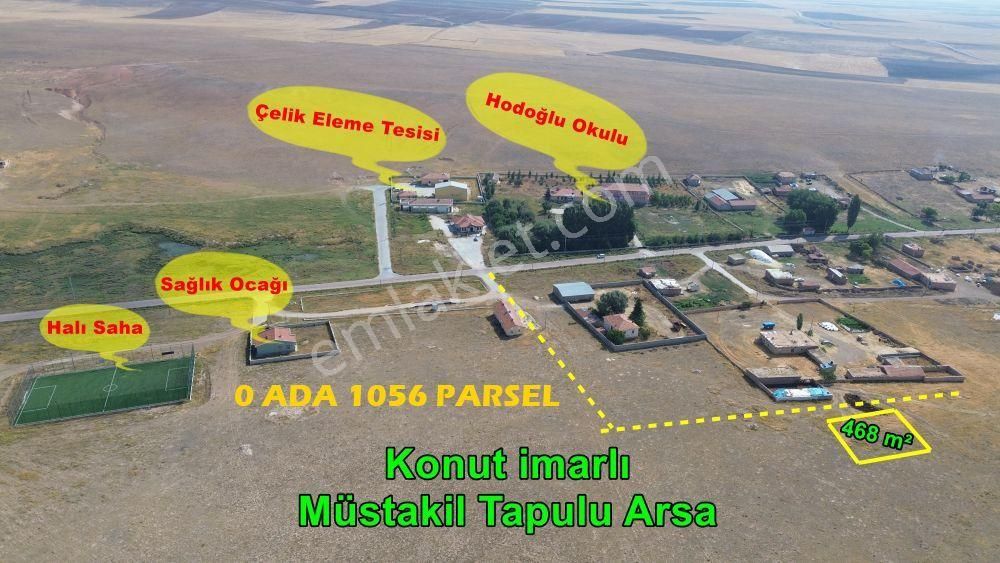 Cihanbeyli Hodoğlu Satılık Konut İmarlı Konya / Cihanbeyli / Hodoğlu Mahallesinde 468 M² Müstakil Tapulu İmarlı Arsa