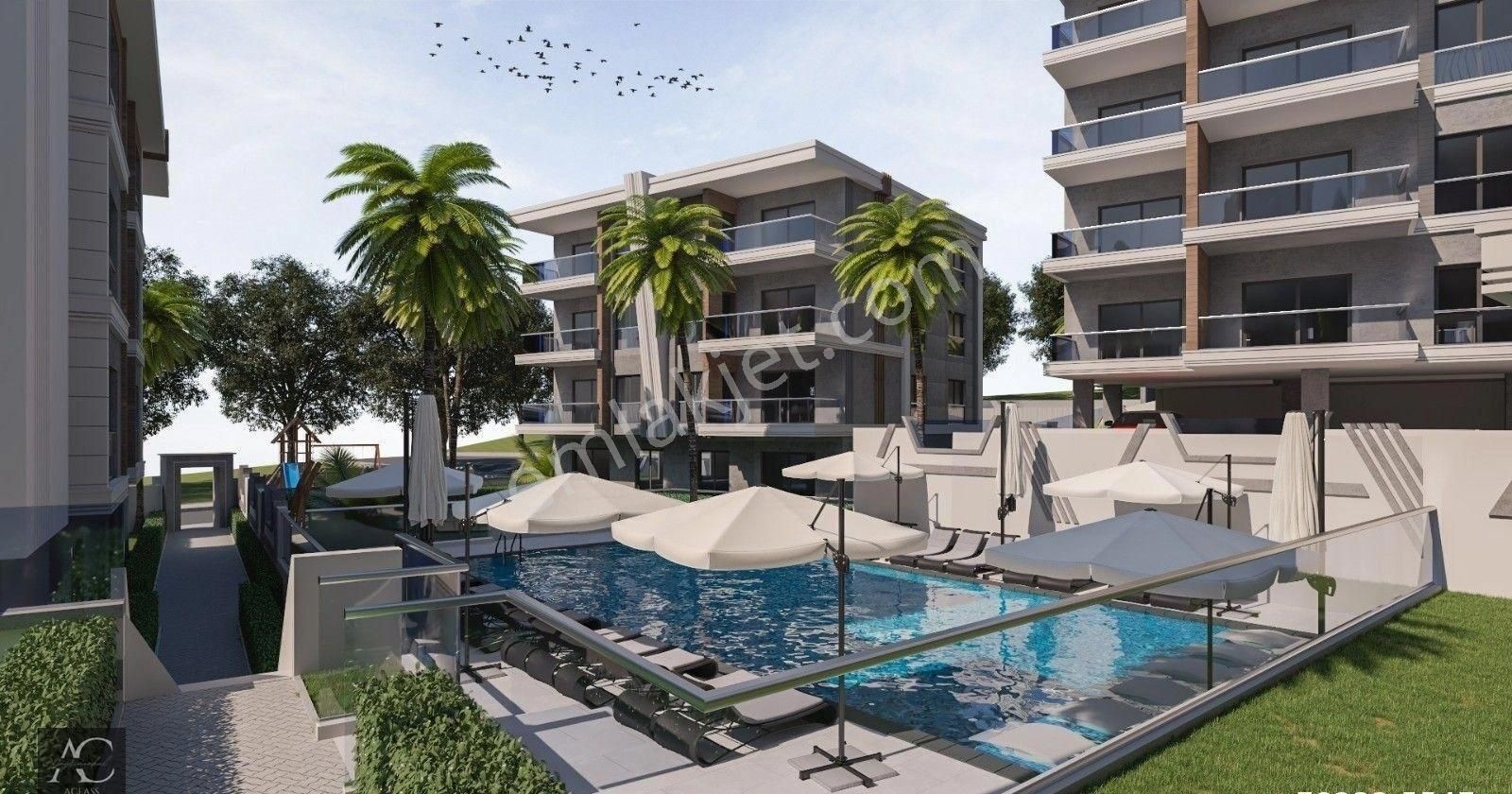 Kuşadası Değirmendere Satılık Daire KUŞADASINDA SATILIK-GUVENLIK-HAVUZ-OTOPARK-YERDEN ISITMA-ÖZEL BAHÇELİ LÜX FIRSAT DAİRE