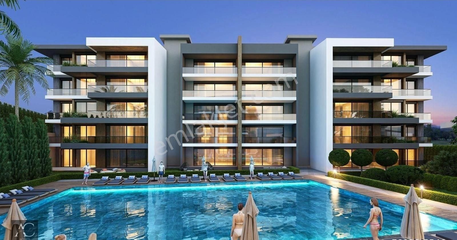 Kuşadası İkiçeşmelik Satılık Residence MERKEZI KONUMDA-GUVENLIK-HAVUZ-KAPALI OTOPARK-PEYZAJ-YERDEN ISITMA-SOSYAL TESİS-LÜX DAİRELER