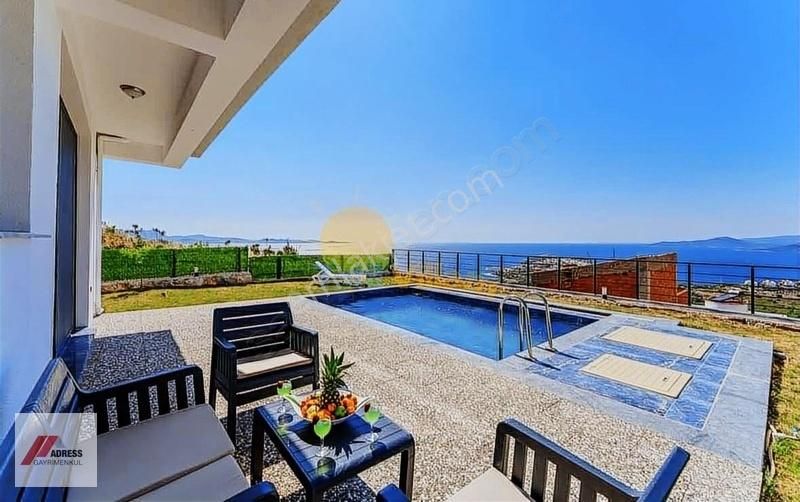 Milas Boğaziçi Satılık Villa Milas Adabüküde Deniz Manzaralı Satılık Villa