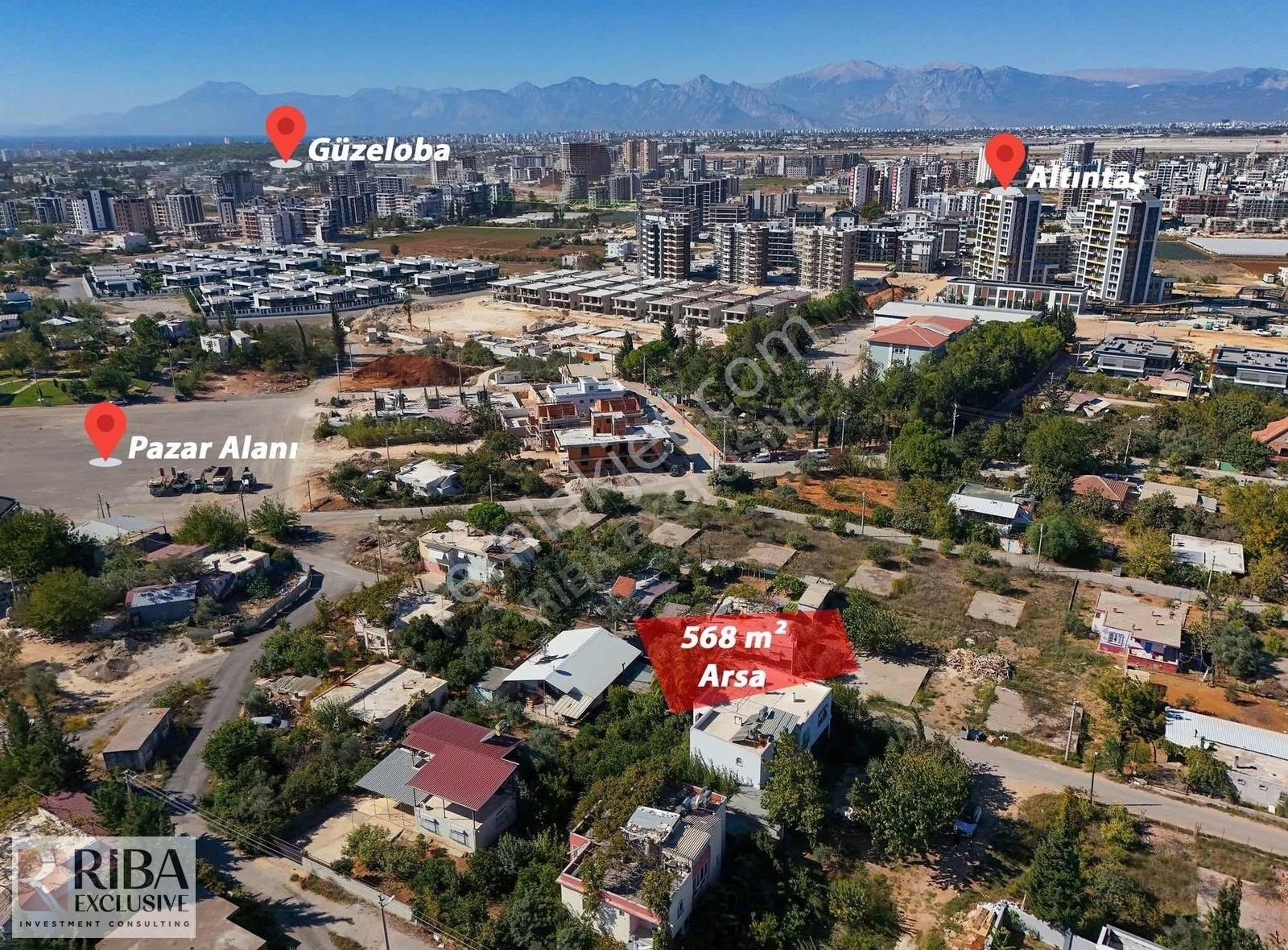 Muratpaşa Ermenek Satılık Villa İmarlı BURKAY KAYA'DAN ERMENEK MAHALLESİ'NDE 568 M2 PARSEL