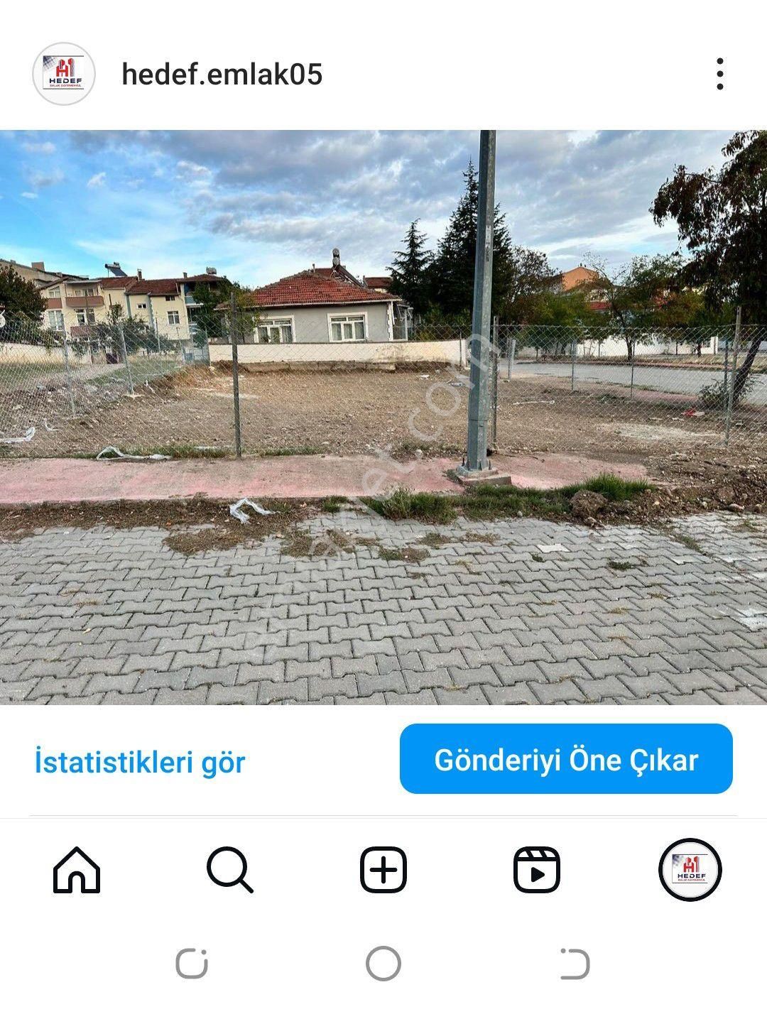 Merzifon Abidehatun Satılık Tarla Hedef Emlak tan Satılık Arsa