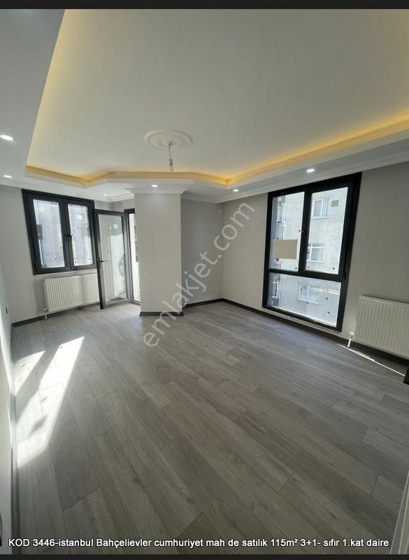 Bahçelievler Cumhuriyet Satılık Daire  istanbul Bahçelievler cumhuriyet mah de satılık 115m² 3+1- sıfır 1.kat daire  