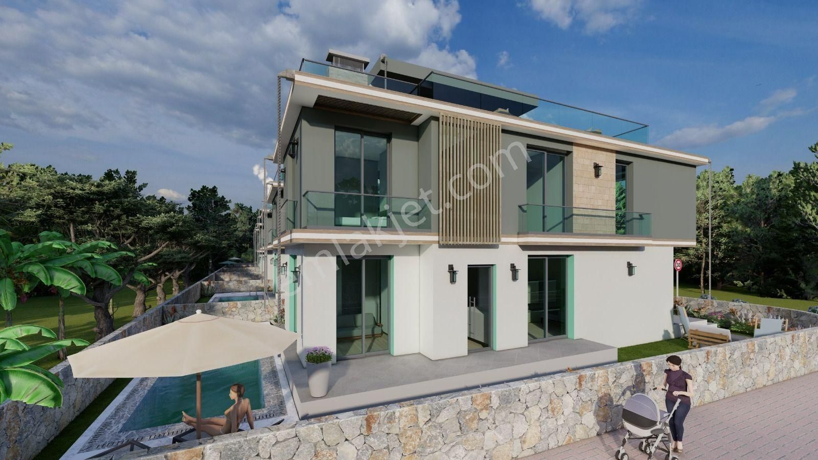 Girne Alsancak'ta Satılık Yenı 4+1 Villa !! - Görsel 3