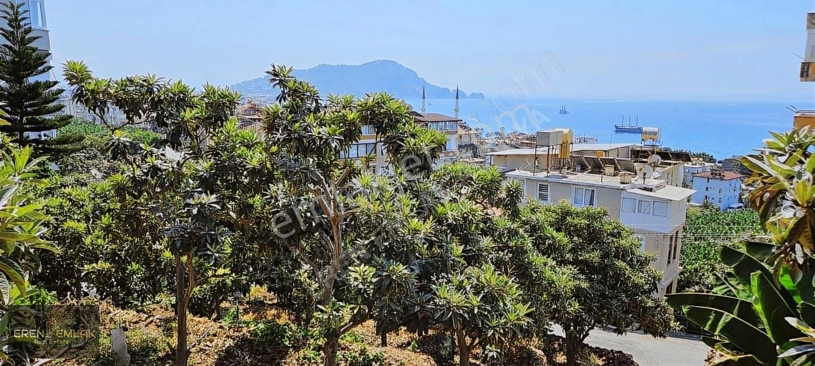 Alanya Dinek Satılık Konut İmarlı Eren Emlak'tan Dinek Mah.full Deniz Manzaralı 627 M² Arsa