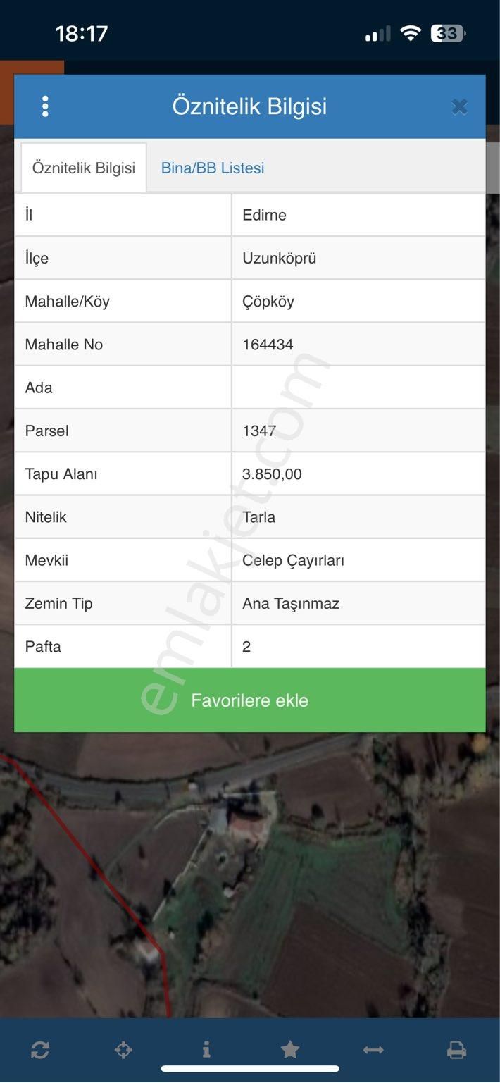 Çöpköyde Satılık Tarla