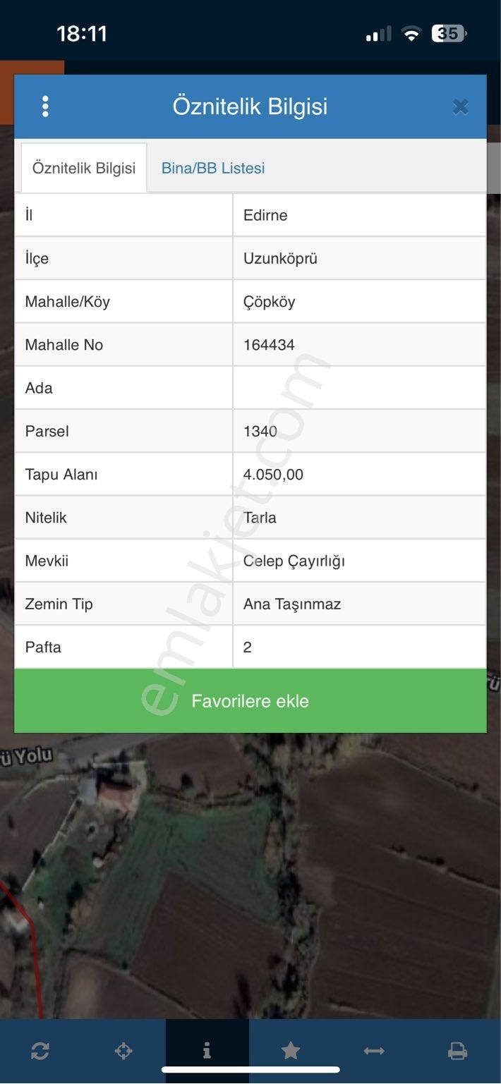 Çöpköyde Satılık Tarla