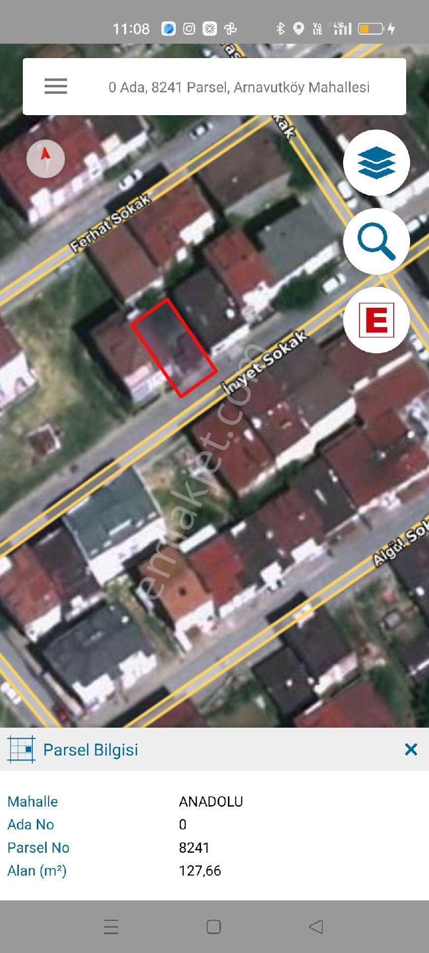 Arnavutköy Anadolu Mahallesi'nde Satılık 128 Metre İmarlı İfrazlı Arsa 4 Kat Numara Var - Görsel 8