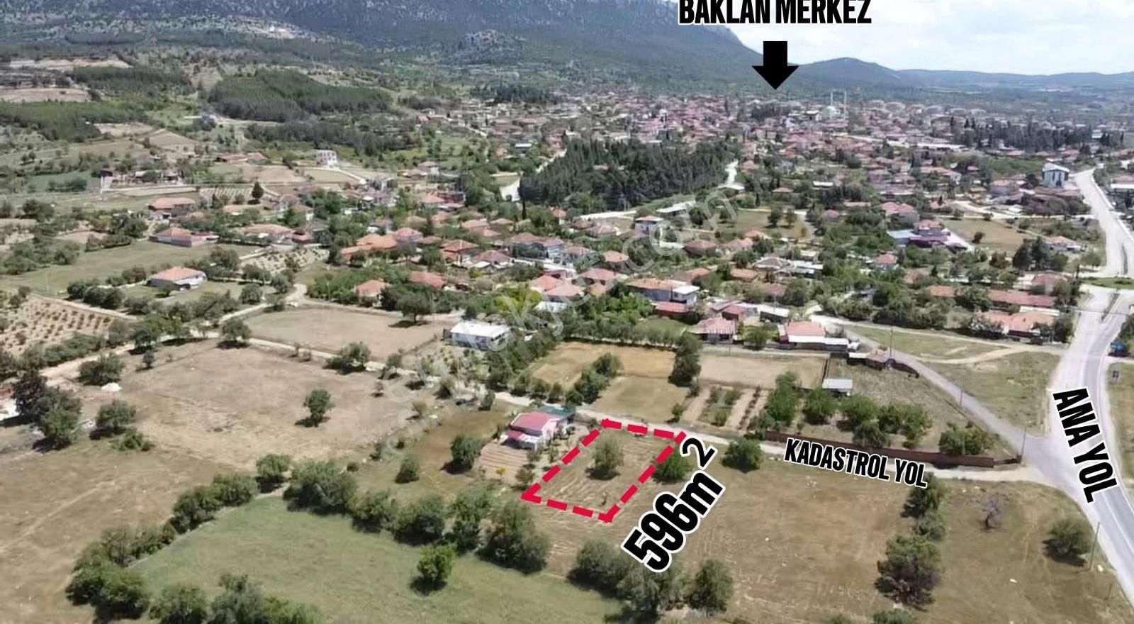 Baklan Balca Satılık Konut İmarlı BAKLAN MERKEZDE İMARLI 596 m2 ARSA