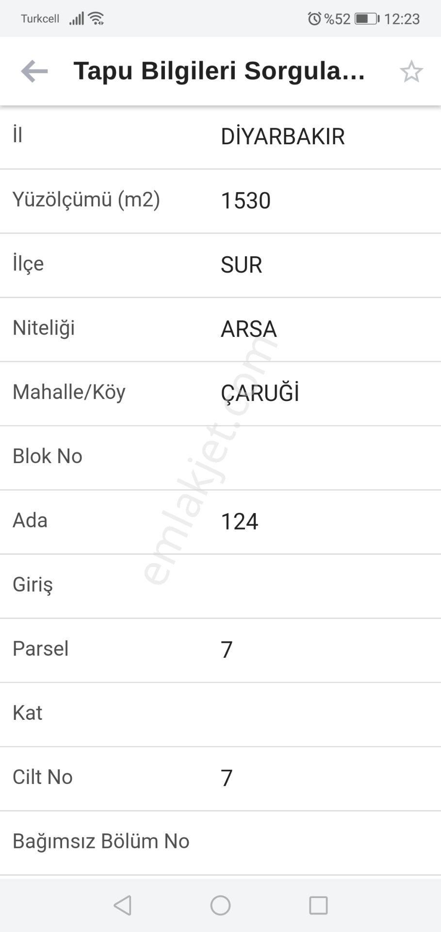 Sur Çarıklı Satılık Ticari İmarlı  ALTUN EMLAKTAN TICARI IMARLI ARSA