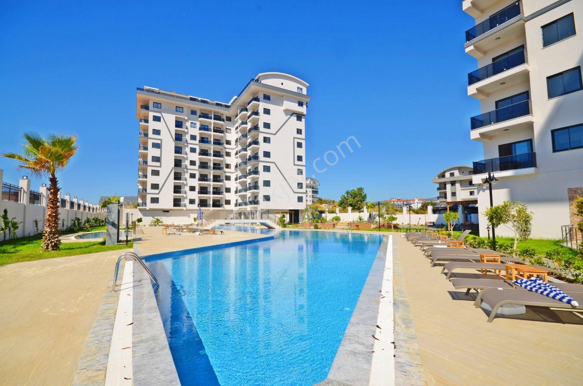 Alanya Payallar Satılık Daire New apartment 1+1 Payallar 65m2 concept 5 stars sea view