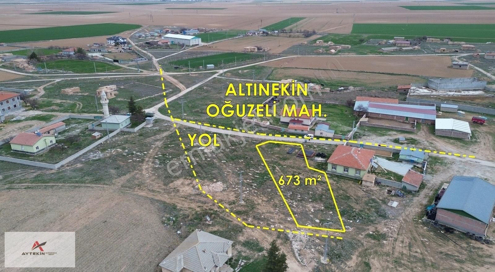 Altınekin Oğuzeli Satılık Konut İmarlı İMARLI ARSA 673 m² / KONYA / ALTINEKİN / OĞUZELİ