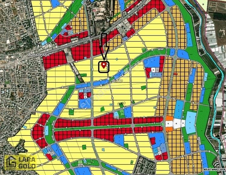 Muratpaşa Kırcami Satılık Konut İmarlı KIRCAMİ DE TEK PARÇADA 580 M2 ARSA HİSSESİ SATILIK