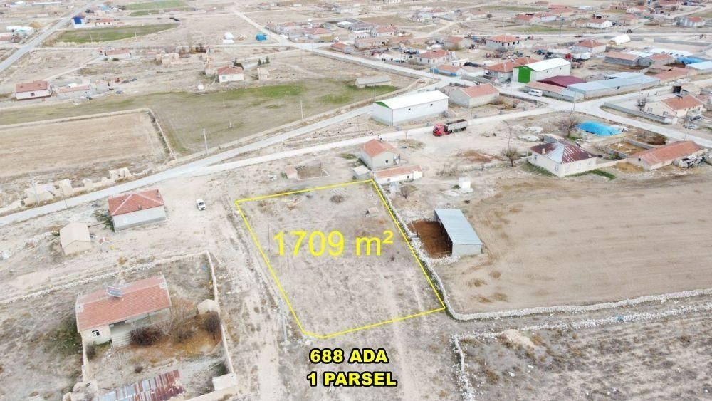 Cihanbeyli Taşpınar Satılık Konut İmarlı  KONYA / CİHANBEYLİ / TAŞPINAR-YENİYAYLA 1.709 M² İMARLI ARSA