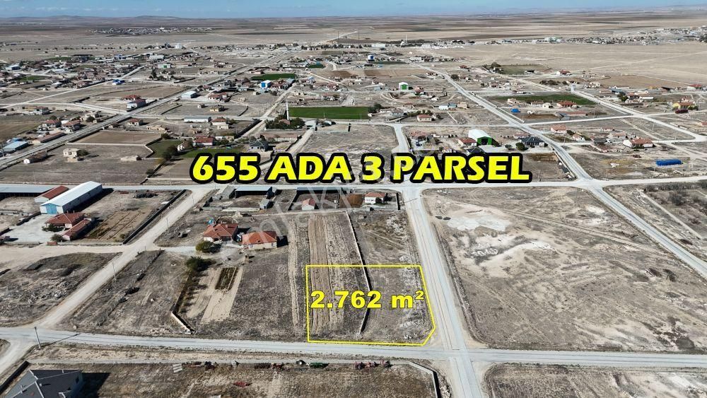 Cihanbeyli Taşpınar Satılık Konut İmarlı  KONYA / CİHANBEYLİ / TAŞPINAR-YENİYAYLA MAHALLESİNDE 2.762 m² MÜSTAKİL İMARLI ARSA