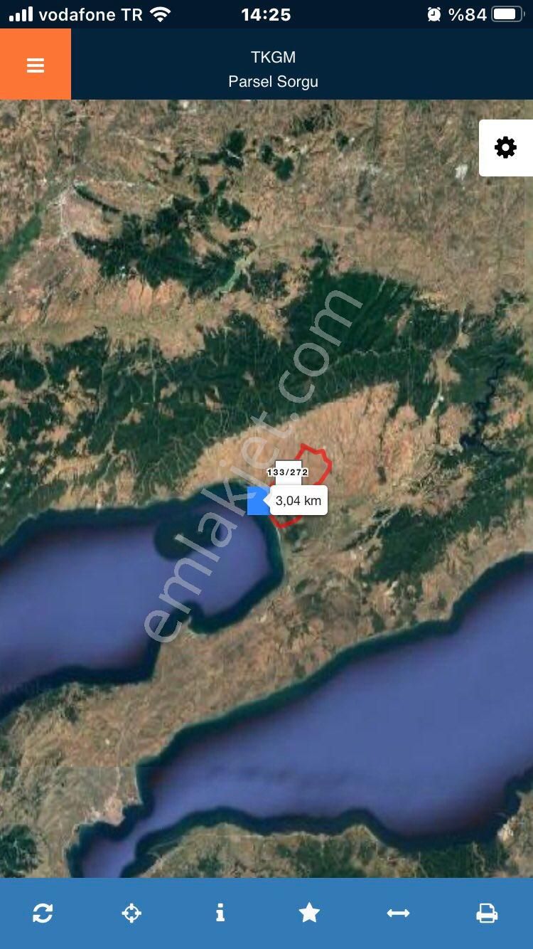 Gelibolu Evreşe Bld. (Çeşme) Satılık Tarla  EVREŞEDE 50.000 m2 + 7.171 m2 : TOPLAMDA 57.171 m2 2 TAPU SATILIK TARLA