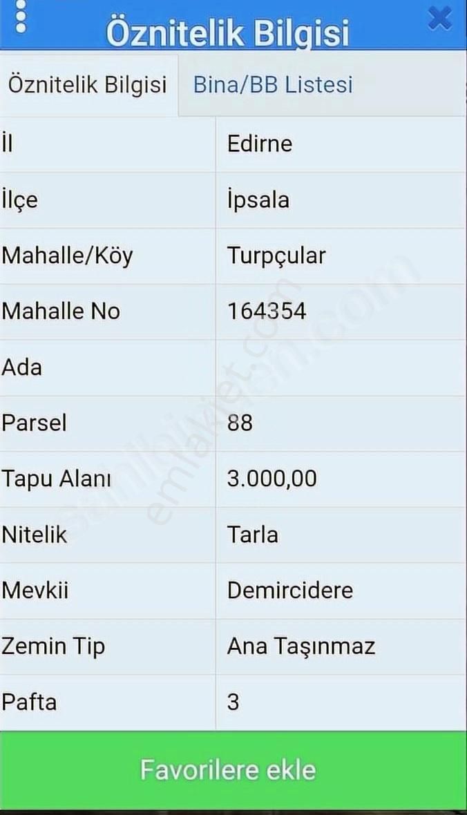 İpsala Turpçular Köyü Satılık Tarla İpsala Turpçular Da Satılık Tarla