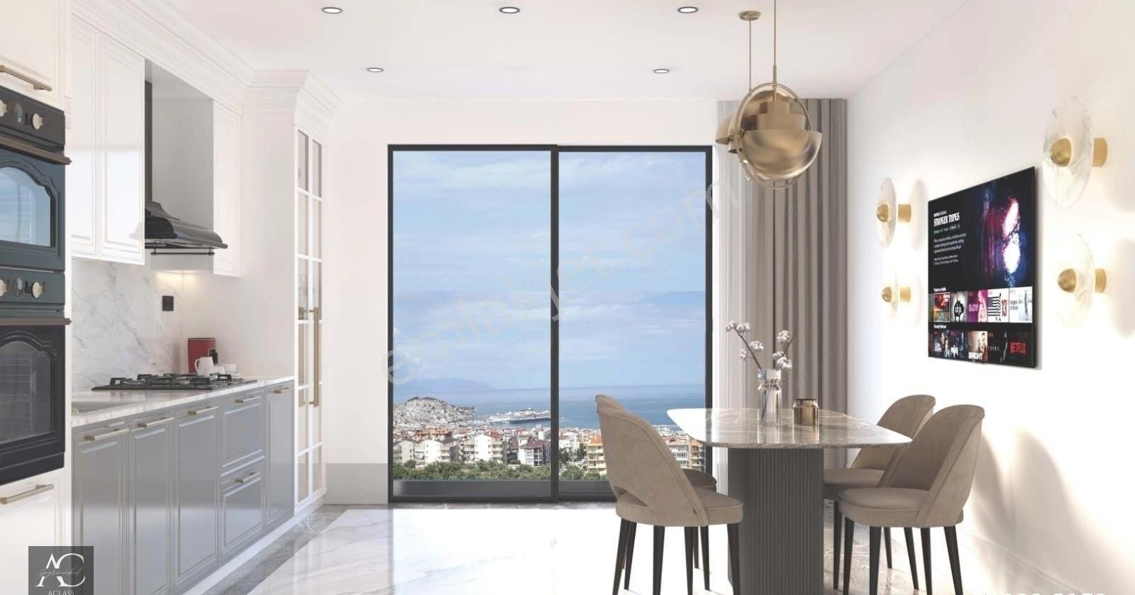 Kuşadası Ege Satılık Residence MANZARA-GÜVENLIK-HAVUZ-SOSYAL ALAN-KAPALI OTOPARK-YERDEN ISITMA-ULTRA LÜX-117 M2 TERAS / 5+1