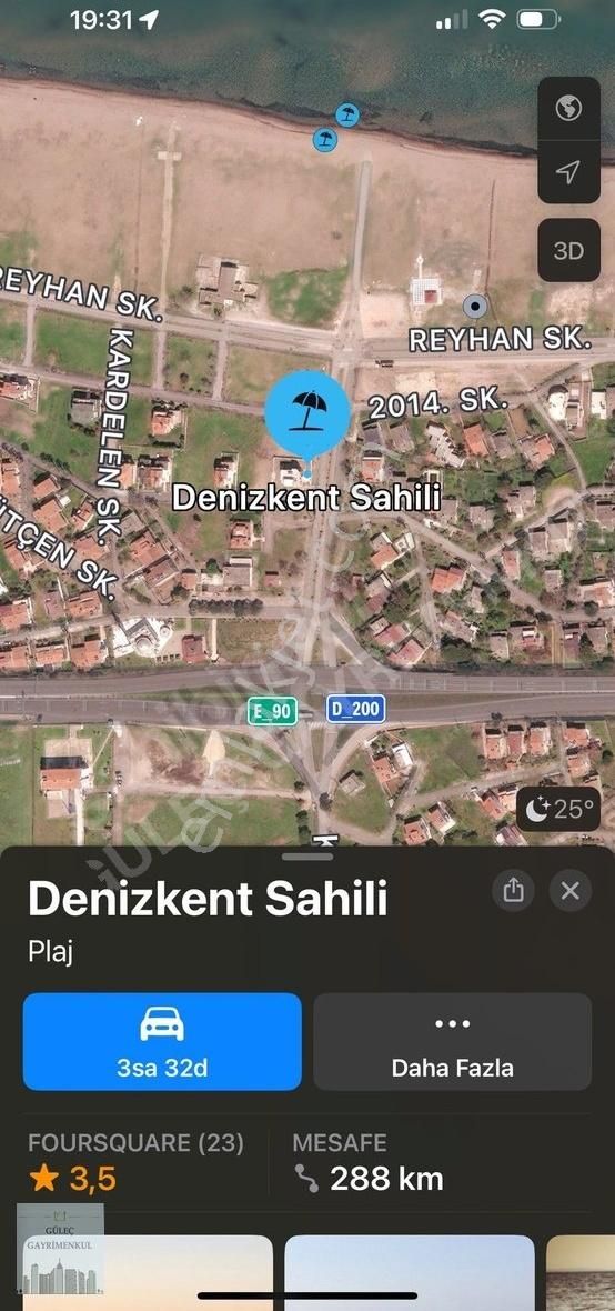 Gönen Altay Satılık Konut İmarlı Balıkesir Gönen 317 M2 Satılık Arsa Denizkent Sahili