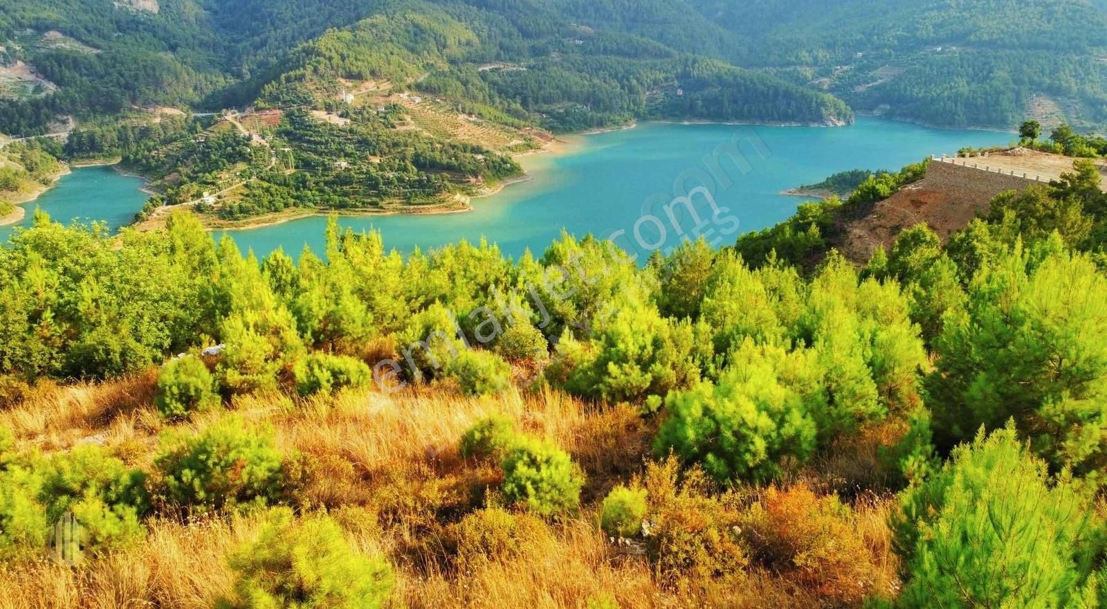 Alanya Üzümlü Satılık Tarla BARAJ MANZARALI ÖNÜ KAPANMAZ FIRSAT TARLA