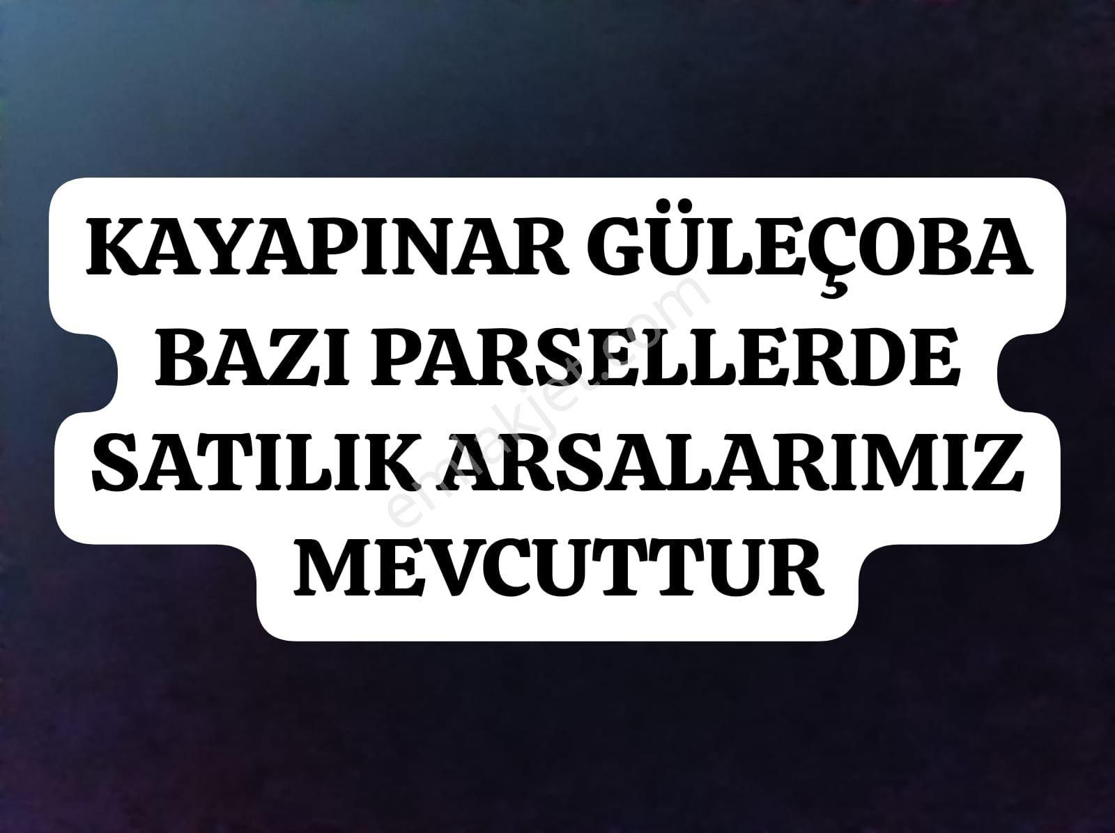 Kayapınar Güleçoba Satılık Tarla KAYAPINAR GÜLEÇOBA'DA SATILIK ARSALARIMIZ MEVCUTTUR 