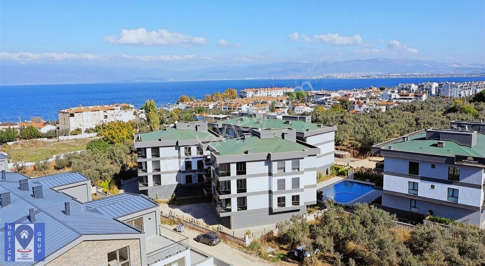 Gemlik Kurşunlu Satılık Daire KURŞUNLU GOLD LIFE EVLERİ 3+1 ARA 2. KAT DENİZ MANZARALI 128 m2