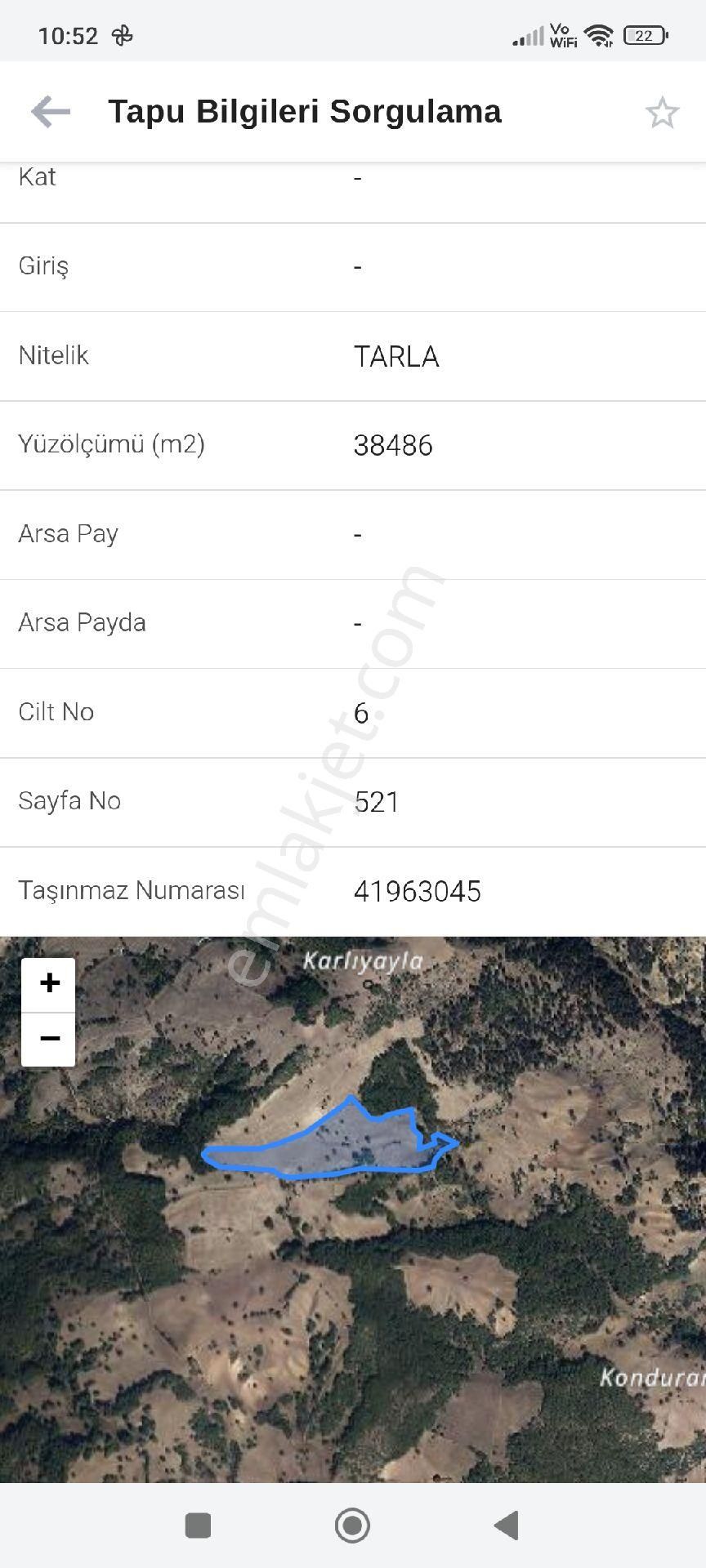 İskilip İkipınar Köyü (Merkez) Satılık Tarla TARLA VE BAHCE SUYU VAR