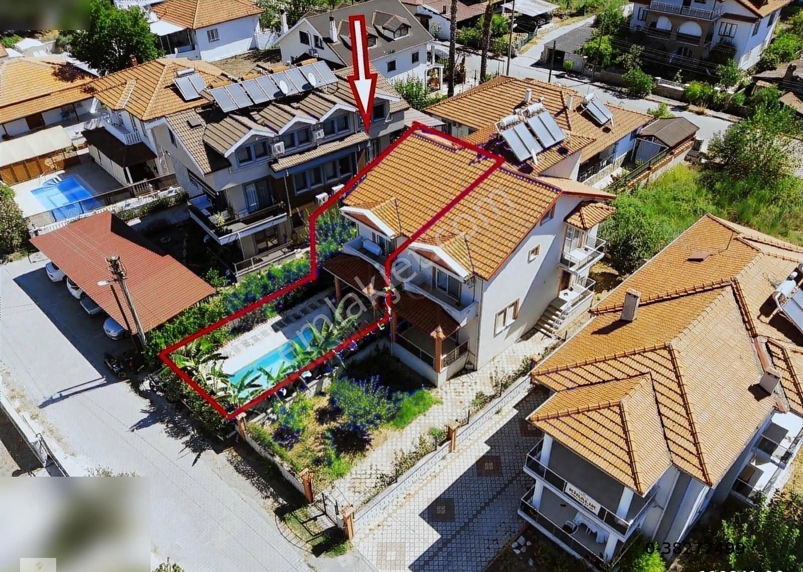 Köyceğiz Gülpınar Kiralık Villa Yüksekkum'dan Köyceğizde Havuzlu Tripleks Villa Kiralık