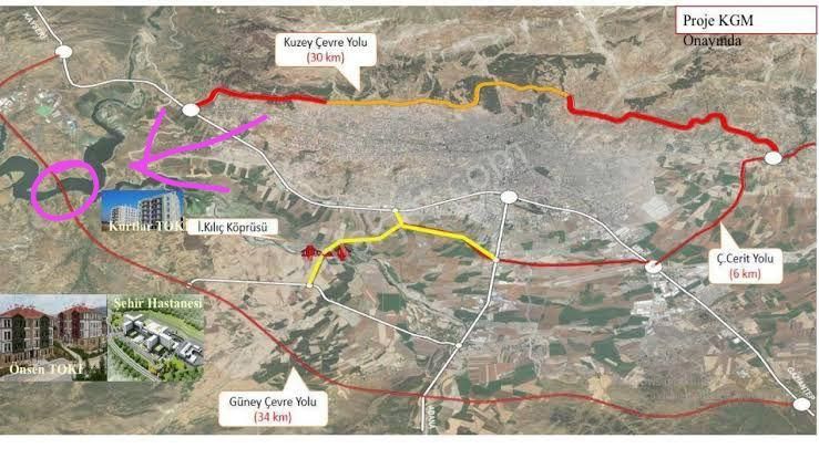 Onikişubat Kavlaklı Satılık Tarla Köprü Proje Onaylı Fırsat Yatırımlık Tarla