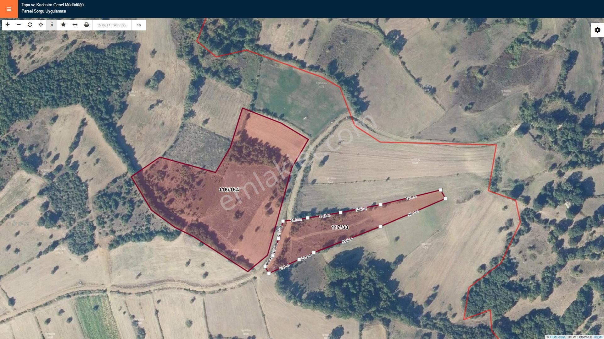 Bursa Mustafakemalpaşa Yenice Mahallesi 7.700 M2 Satılık Tarla - Görsel 4