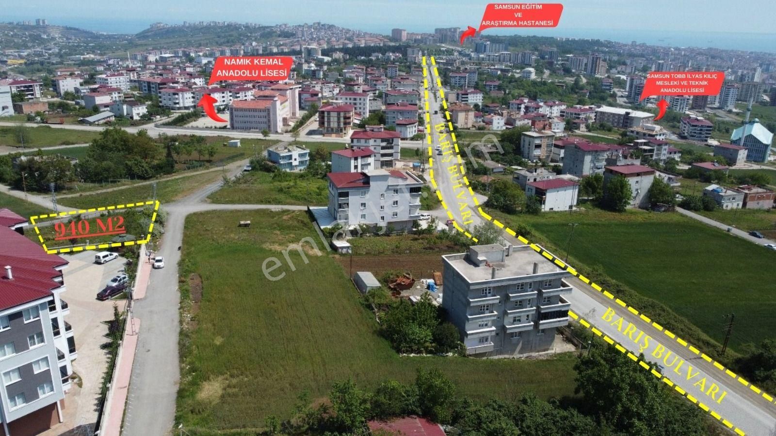 İlkadım Kavacık Kat Karşılığı Konut İmarlı Hisar'dan Kavack Da 5 Yol Ağzı 14 Darelk 940 M Kat Karşlğı Arsa