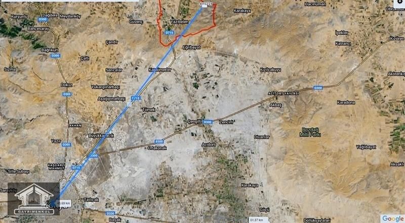 Selçuklu Yazıbelen Satılık Tarla Talha Tozduman'dan Yazıbelen Mahallesnde Müstakil 78.929m2 Tarla