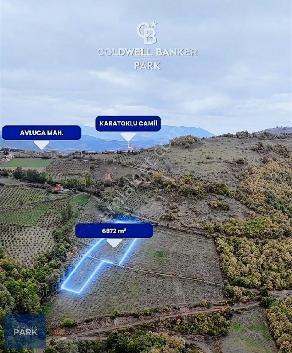 Canik Avluca Satılık Tarla CB PARK ERMAN AKINCI CANİK AVLUCA MAH. 6672M2 SATILIK TARLA