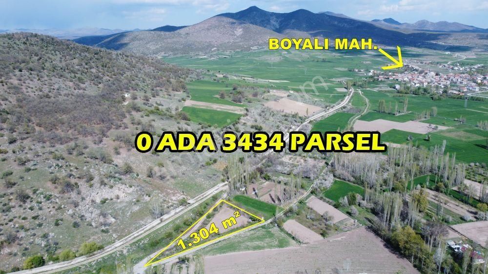 Seydişehir Boyalı Satılık Tarla  KONYA / SEYDİŞEHİR / BOYALI MAHALLESİNDE 1.304 m² MÜSTAKİL TARLA