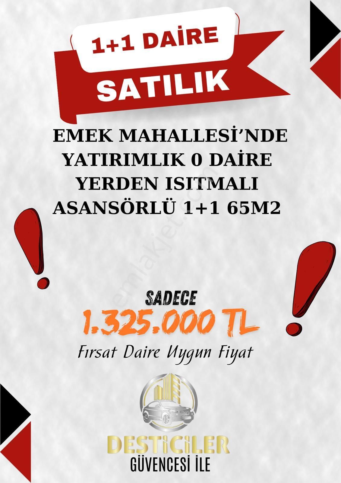 Odunpazarı Emek Satılık Daire DESTİCİLERDEN EMEK MAHALLESİ FIRSAT 1+1 DAİRE