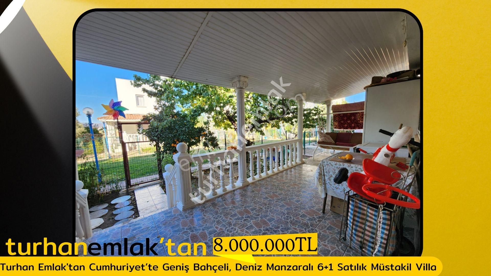 Turhan Emlak'tan Cumhuriyet’te Geniş Bahçeli, Deniz Manzaralı 6+1 Satılık Müstakil Villa - Görsel 15