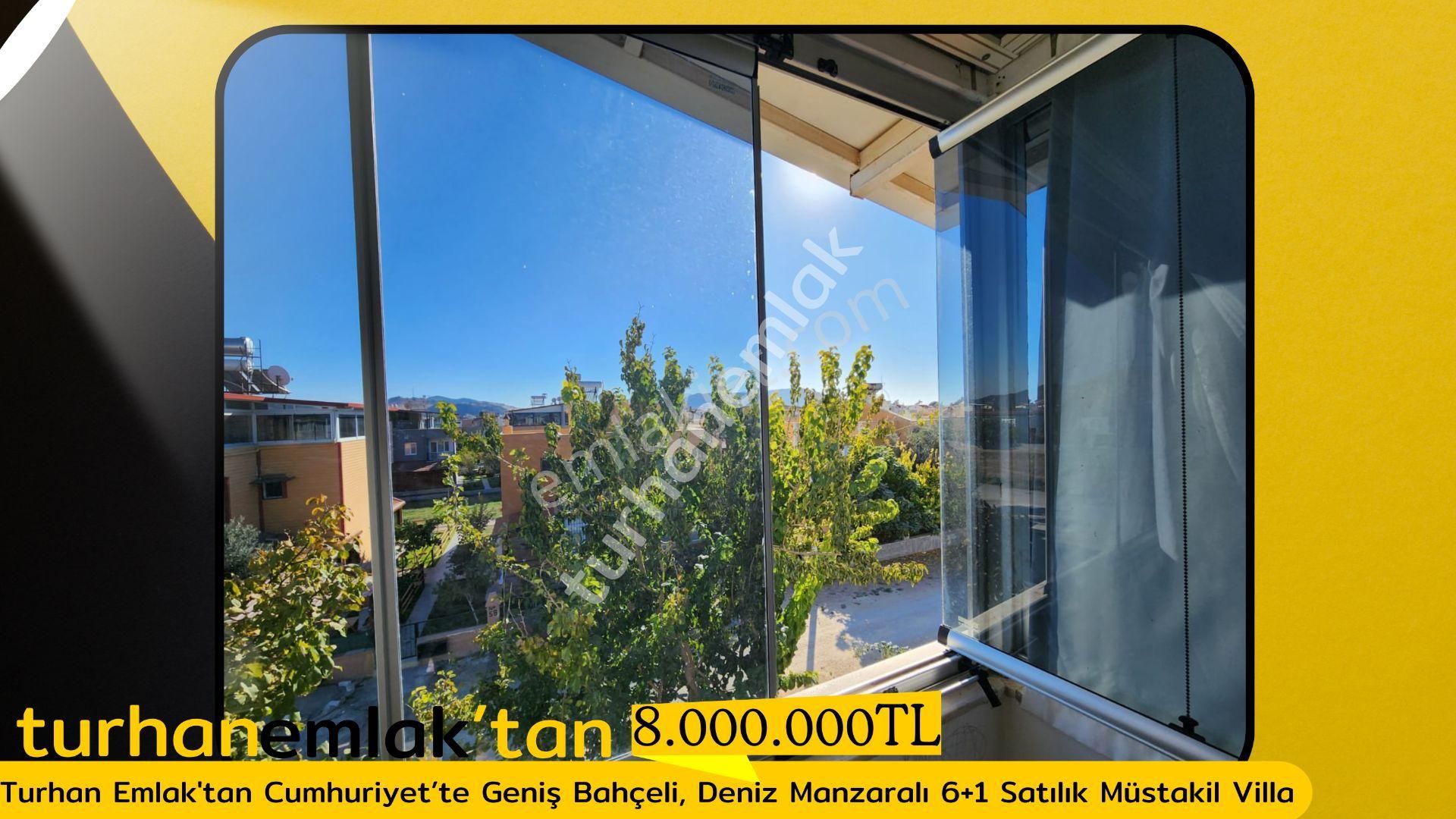 Turhan Emlak'tan Cumhuriyet’te Geniş Bahçeli, Deniz Manzaralı 6+1 Satılık Müstakil Villa - Görsel 14