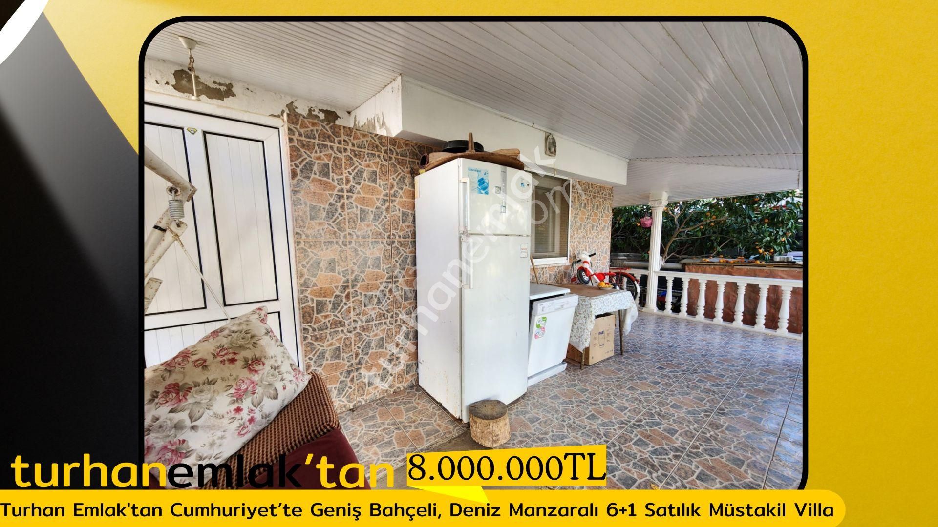 Turhan Emlak'tan Cumhuriyet’te Geniş Bahçeli, Deniz Manzaralı 6+1 Satılık Müstakil Villa - Görsel 2
